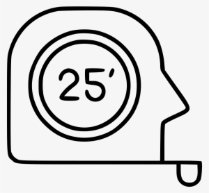 Tape Measure Roulette Instrument Length Roll Distance - Icon #4258338