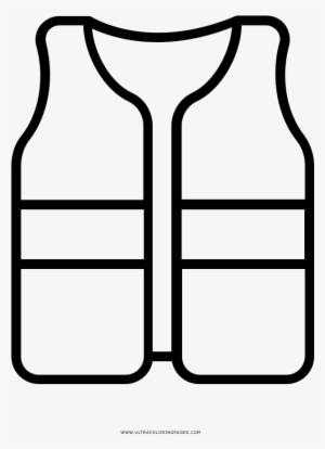 Bulletproof Vest Coloring Page - Colete Salva Vidas Desenho #4258368