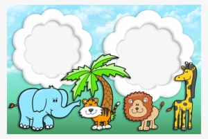 Animais-safari - Molduras Infantis Com Animais #4258445