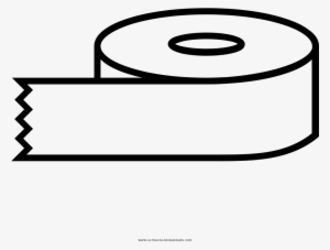 Tape Roll Coloring Page - Roll Of Tape Icon #4258554