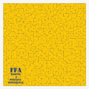 Ffa Yellow Puzzle Scrapbook Paper-rls121 #4258796