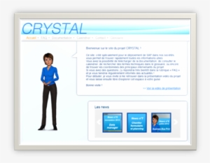 Faq, Virtual Assistant And Monthly News For Crystal - Virtual Assistant Website Template #4259303