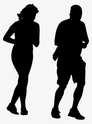 Jogging Silhouette Png #4259371