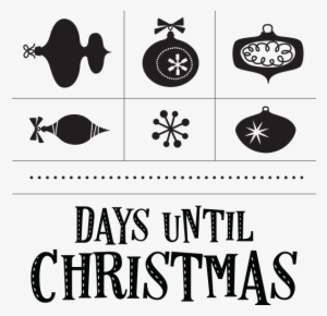 Countdown Transfer Dats Until Christmas Chalk Couture - Christmas Day #4259553
