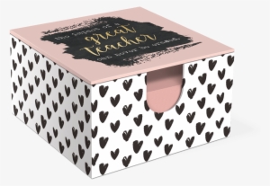 Chalk Hearts Teacher Memo Box - Pen #4259687