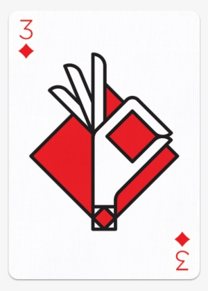 Each Card In This Deck Reflects The Vision Of Its Creator - Playing Card Logo Minimal #4260192