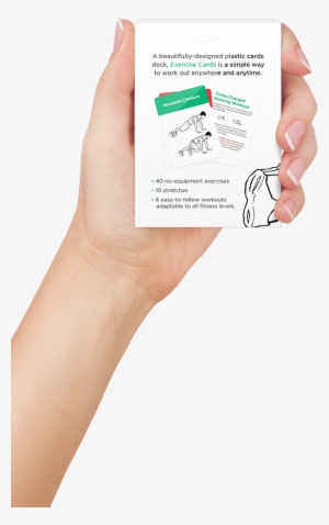 Exercise Cards For Men – Bodyweight Workout Flash Cards #4260548
