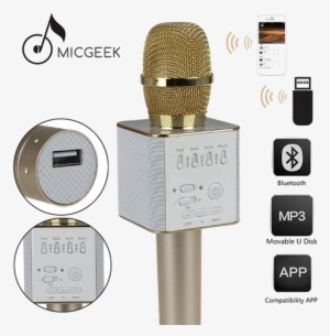 Micgeek Q9 Microphone Bluetooth & Speaker Very Good - Q9 Bluetooth Microphone #4261112
