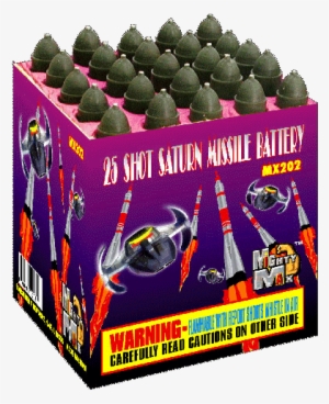 25s Saturn Missile Battery - Fireworks Mighty Max #4261186