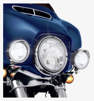 Show Chrome Pair Led Motorcycle Driving Lights 98-18 - Show Chrome 91-315l Driving Lights Flh #4261309