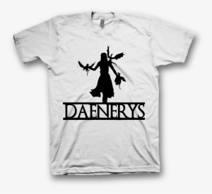 Camiseta Blanca Daenerys Silueta - Silhouette Games Of Thrones #4261389