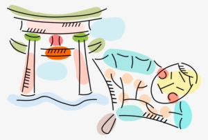 Vector Illustration Of Japanese Traditional Shinto #4261463