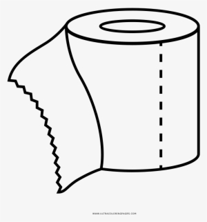 Papel Para Colorear Dibujo De Papel Higienico Para - Hoja De Papel Para Colorear #4261879