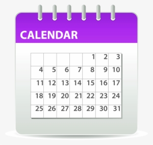 Calendarpurple - Purple Calendar Png #4262228
