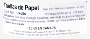 Seventh Generation, Toallas Blancas De Papel Reciclado, - Seventh Generation, Inc. #4262518