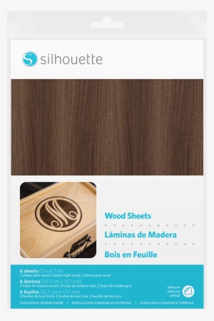Equipos Materiales Especiales Hojas De Papel Imitación - Silhouette Cameo Wood Sheets #4262554