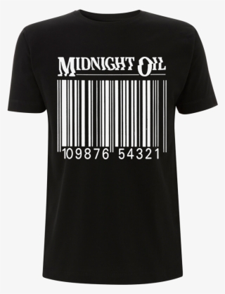 'barcode' Black T-shirt - T-shirt #4262831