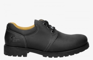 Zapato De Piel Negro Con Forro De Piel - Hiking Shoe #4262968