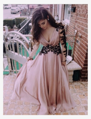 New Hot Women Explosive Sexy Lace Stitching Long Sleeved - Beige Prom Dress With Sleeves #4263514 New Hot Women Explosive Sexy Lace Stitching Long Sleeved - Beige Prom Dress With Sleeves #4263514