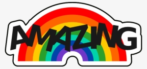 Amazing - Amazing Rainbow Shower Curtain #4263717