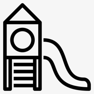 The Generic Playground Setup, An Angled Ladder Leading - Children Playground Icon #4263924
