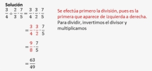 Es La Convención Que Mayor Jerarquía Tiene La Multiplicación - Orden De Operaciones Combinadas Con Fracciones #4264484