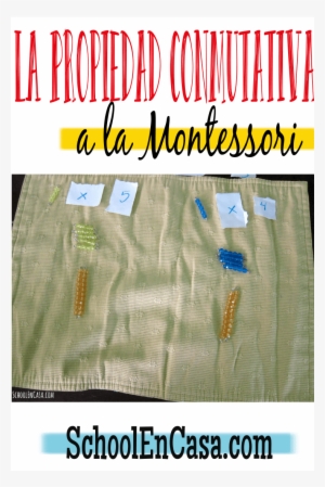 La Propiedad Conmutativa A La Montessori, La Tercera - Fichas Para Trabajar Propiedad Conmutativa #4264698
