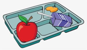Lunch Tray Clipart - School Lunch Tray Clipart #4264790