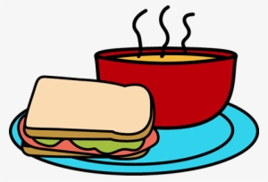 Soup And Sandwich Clip Art - Soup And Sandwich Clipart #4264889