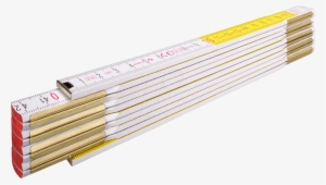 Stabila Wooden Folding Rule, Series 600, Type 617 Stabila - Stabila 01128 600 Series 617 Folding Rule - White/yellow #4265014
