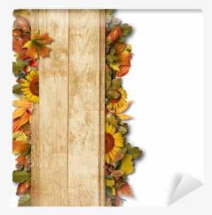 Autumn Background With A Banner And Yellow-red Leaves - Autumn #4265501