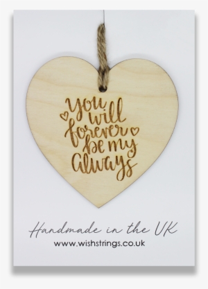 Wishstrings Whole Vat Gb255386776 My Always Wooden - Heart #4265735