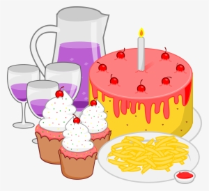Meal Clipart Party Food - Party Food Clipart #4265832