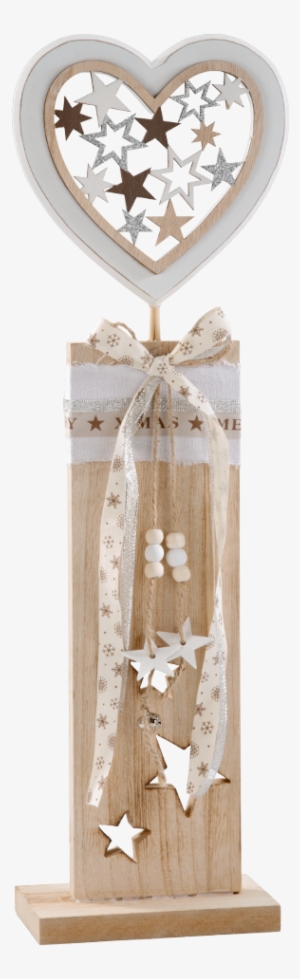 Wooden Pillar With Heart - Column #4265875