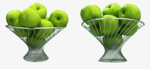 Apple Basket By ~darkadathea On Deviantart - Green Apple Basket Png #4266174