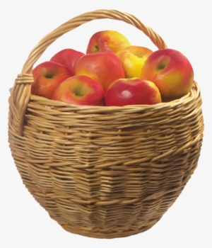 Apple - Корзина С Яблоками Рисунок #4266573