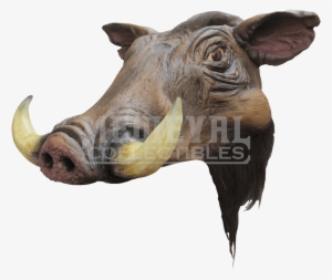 Wild Boar Costume Head Mask - Mask Helmet Wild Boar #4266661
