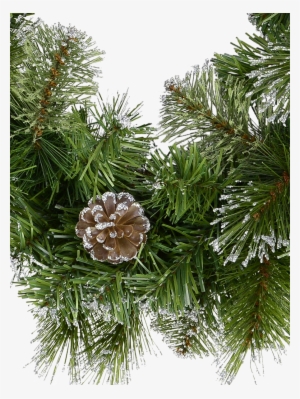 Natural Look Pine Wreath With Pine Cones & Lightly - Pine #4266959