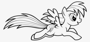 Cute Rainbow Dash Coloring Pages #4267076