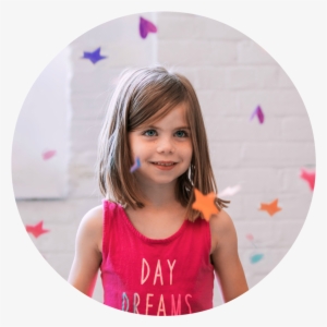 Child Smiling With Confetti #4267157