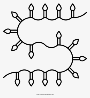 Dibujo De Guirnalda Para Colorear - Illustration #4267479