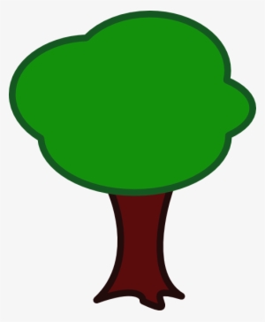 Empty - Apple - Basket - Clipart - Cartoon Tree #4267590