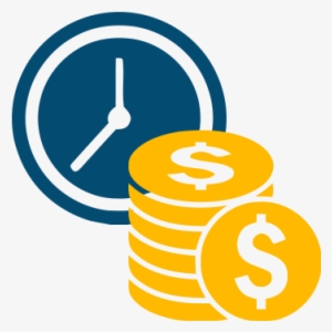 Time-money - Money Icon Red Png #4267630