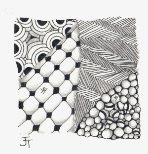 A Taste Of Zentangle ~ First Tile - Tile #4268403