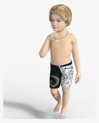 Child, Swimming Trunks, Summer, Play, Badeurlaub - Niño En Traje De Baño Png #4268718