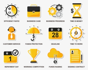 Vector Bussines Flat Icons - Icon #4268882