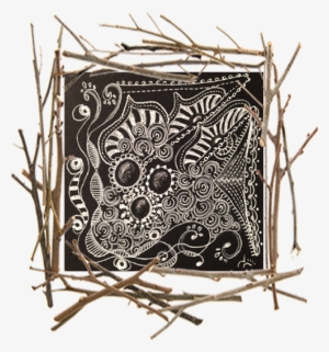 Zentangle On Darkness - Darkness #4268953