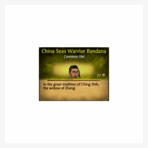 China Seas Warrior - Gold #4269430
