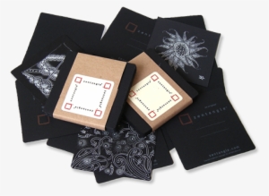 Zentangle Tiles Black Atc - Paper #4269665