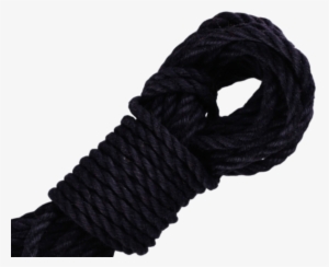 Black Jute Rope For Rope Bondage - Scarf #4270174